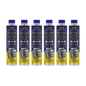 اکتان بوستر و مکمل سوخت خودرو بنزینی ایکس درایو مدل nitron حجم 400 میلی لیتر بسته 6 عددی